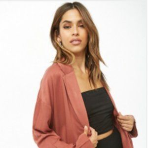 Forever 21 Blazer Rust Brown Medium size